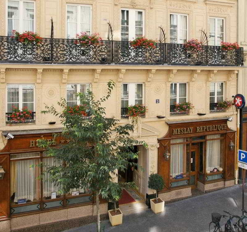 Hotel Meslay Republique Paris Eksteriør bilde